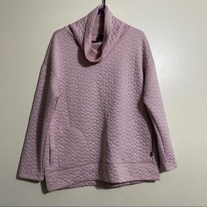 RBX quilted cowl neck pullover